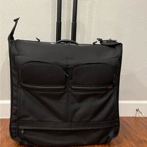 Tumi Black Wheeled Garment Bag with Retractable Handle